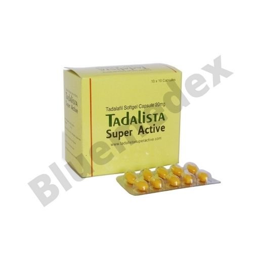 TADALISTA SUPER ACTIVE 20MG (TADALAFIL) – SOFT GELATIN CAPSULES